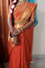 Picture of Kanchi pattu saree with maggam work blouse