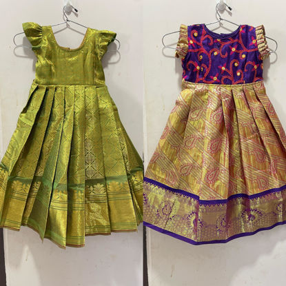 Picture of Pattu frocks combo For 2-3Y
