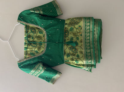 Picture of Pen kalamkari pure Mysore silk saree