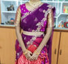Picture of Banaras silk Half saree with belt