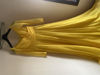 Picture of Elegant Maternity long tail yellow gown