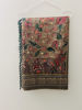 Picture of Mehendi green Kalamkari tussar silk saree