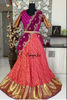 Picture of Banaras silk Half saree with belt