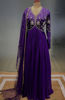 Picture of Long Frock with intricate silver embroidery