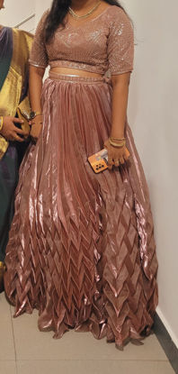 Picture of Pothys Crop top lehanga