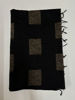 Picture of Combo of Black Silk cotton saree with unstitched blouse & Rama blue colour satin tussar saree without blouse