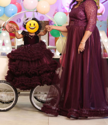 Picture of Mom & Daughter(1Y) combo Frocks