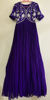 Picture of Long Frock with intricate silver embroidery