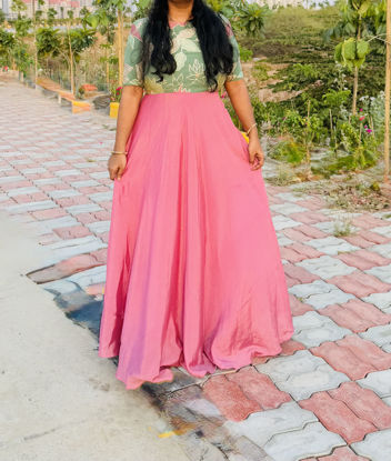 Picture of Georgette sequence long frock