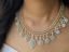 Picture of Bridal Stone cut Necklace with Earrings