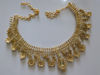Picture of Bridal Stone cut Necklace with Earrings