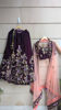 Picture of Deep Purple Embroidered Lehenga Choli