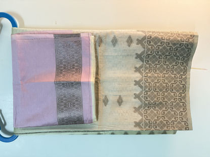Picture of Never worn Half and Half semi Tussar saree
