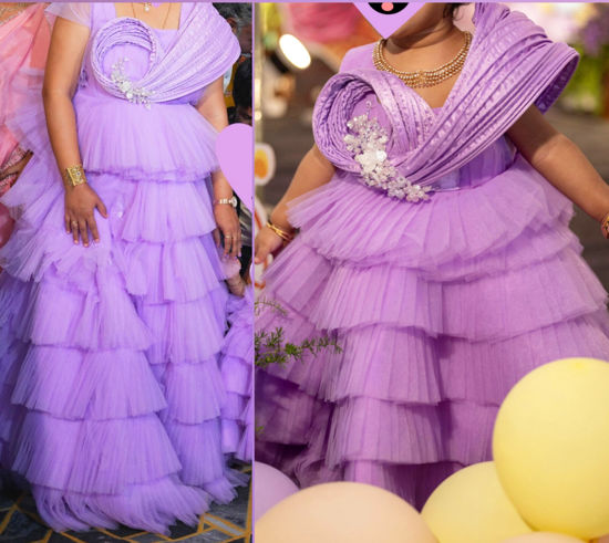 Picture of Mother and Daughter(1Y) combo Frocks