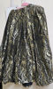 Picture of Black and gold beautiful banaras lehanga and raw silk crop top for 10-12Y