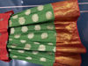 Picture of Green pattu langa with blouse For 2-4Y