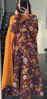 Picture of Kalamakari  cotton Anarkali with georgette duppata