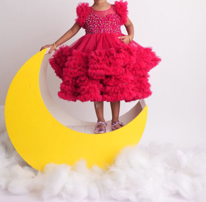 Picture of Designer truffle princess gown for 1-3Y