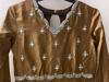 Picture of Copper gold anarkali dress