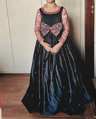 Picture of Black party wear frock for 8-10Y