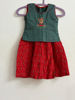 Picture of Cute Ikkat Style Lehenga and blouse with embroidery For 2-4Y
