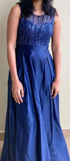 Picture of Elegant Navy Blue Gown