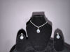 Picture of Star neck set, green crystal chocker and a simple party wear neckset combo