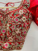 Picture of Regal Red Bridal embroidery Lehenga