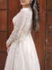 Picture of Blush peach Embellished net gown
