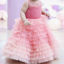 Picture of Party Ruffled dress from pastels & kids For 1-2Y
