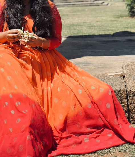Picture of Ethnic Dual Shade Frock