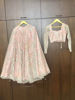 Picture of Peach Lehenga set without Dupatta