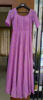 Picture of Beautiful Lavender Georgette thread work padded long frock