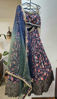 Picture of Navy blue lehenga