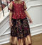 Picture of Designer raw silk pattu blouse with lehanga For 2-4Y