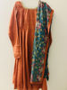 Picture of Rust orange kalamkari Anarkali