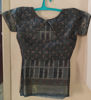 Picture of Combo of Silk cotton and linen saree with blouse