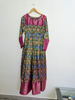 Picture of Ikkat print long Frock without Dupatta