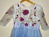 Picture of Netted long frock with applique work