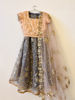 Picture of Peach and Grey Lehenga Set