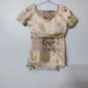 Picture of Soft pink tissue saree with floral embroidery