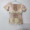 Picture of Soft pink tissue saree with floral embroidery