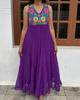 Picture of Purple Embroidered Gown
