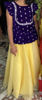 Picture of Organza lehenga with velvet blouse For 8-10Y