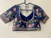 Picture of Anushree Reddy Inspired Blue Floral Lehenga