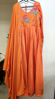 Picture of Orange long anarkali dress