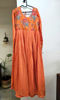 Picture of Orange long anarkali dress