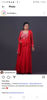 Picture of Orange long anarkali dress