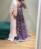 Picture of Taruni Purple embroidered lehenga