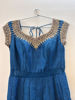 Picture of Royal blue and gold Anarkali